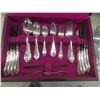 Image 2 : Rogers Brothers XS Triple-Plated Silverware With Serving Utensils