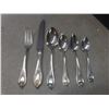 Image 9 : Rogers Brothers XS Triple-Plated Silverware With Serving Utensils