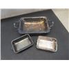 Image 6 : Silver-Plated: Serving Tray, Pitcher, Salt, Pepper Shakers  Plus More 