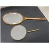 Image 3 : Vanity Brass Mirror, Compact, Copper Bracelet, Ladies Wallet, Vintage Razor and More 