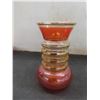 Image 7 : 1920's Uranium Glass Candy Dish, Bird Vase Featuring Gold Trim and a Cranberry-Style Bowl