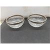 Image 5 : Two Crystal Glass Bowls, Bone China Flower Bouquets, Hand-Painted Wooden Egg and More 