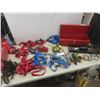 Image 1 : Ratchet Straps, Bungee Cords, Metal Tool Box, Ratchets 3/8" Drive,  Screwdrivers and Sockets