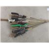 Image 3 : Twenty Fishing Rods With Six Fishing Reels