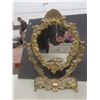 Image 2 : Vintage Brass Vanity Mirror, Hand Mirror And Trinket Cases