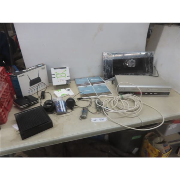 Philips VCR/DVD Combo Player, Routers, Creative Memories Creator & More 