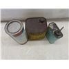 Image 7 : Vintage Bug Sprayers Including One With Glass Base, Lighter Fluid Tins