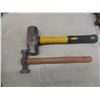 Image 3 : Assorted Tools Including Wrecking Bars, Pipe Wrenches, Stanley Wood Level, Tool Pouch, 