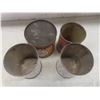 Image 9 : Vintage Pantry Tins: Honey, Corn Syrup, Yeast, Coffee And Three Apothecary Glass Bottles and More 
