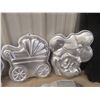 Image 2 : Twelve Cake Baking Molds: Bugs Bunny, Snoopy, Oscar, Mickey Mouse, Christmas Tree, Cookie and Pastry