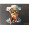 Image 5 : 1950s Lone Ranger Lithographed Pinback Badge Made in Japan Measuring 1 5/8" x 1 3/8"