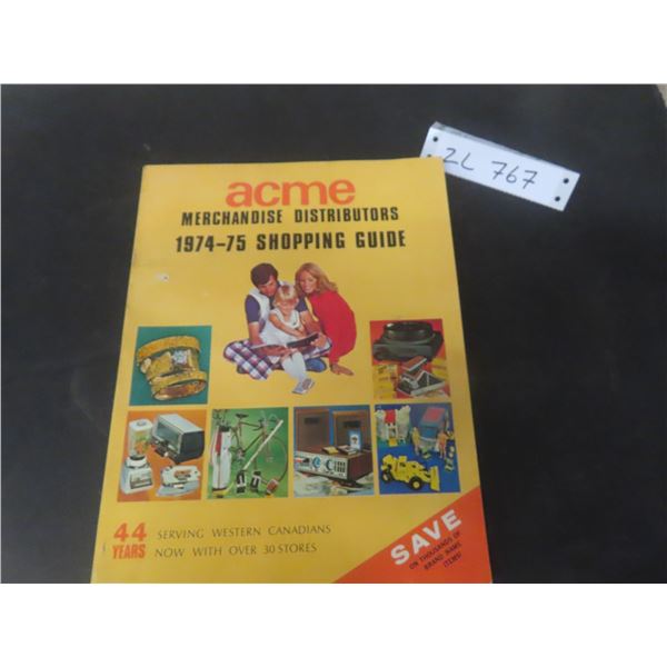 Acme Merchandise Distributors 1974–75 Shopping Guide