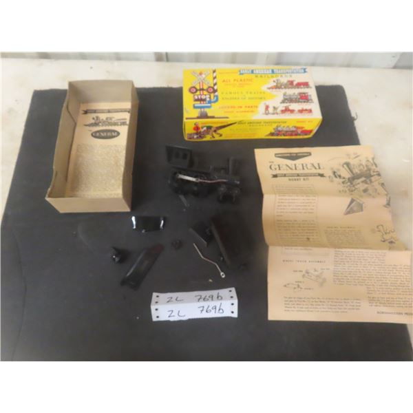 Early American Transportation Railroads O Gauge Plastic Scale Models With Original 