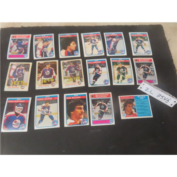 Seventeen 1982 O-Pee-Chee Hockey Cards
