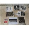 Image 1 : Vintage Black and White Hockey Photos: Gordie Howe, Johnny Mowers, Bobby Clarke 8''x10'' ,