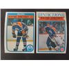 Image 2 : Five Wayne Gretzky O-Pee-Chee Hockey Cards