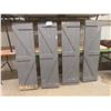 Image 1 : Four Vintage Wood Shutters, 53 1/2" x 29"