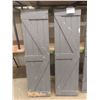 Image 3 : Four Vintage Wood Shutters, 53 1/2" x 29"