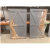 Image 4 : Four Vintage Wood Shutters, 53 1/2" x 29"