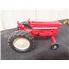 Image 4 : Vintage Metal Tractor With Two Ertl Trailers and John Deere Steel Backhoe