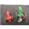 Image 12 : Four John Deere Metal Tractors and Six Vintage Tractors (Massey, Allis, John Deere)