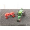 Image 13 : Four John Deere Metal Tractors and Six Vintage Tractors (Massey, Allis, John Deere)