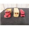 Image 2 : Three Dinky Toys With Wheels and Three Very Old London Toys, All Metal With Original Wheels