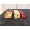 Image 3 : Three Dinky Toys With Wheels and Three Very Old London Toys, All Metal With Original Wheels
