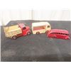 Image 8 : Three Dinky Toys With Wheels and Three Very Old London Toys, All Metal With Original Wheels