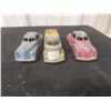 Image 9 : Three Dinky Toys With Wheels and Three Very Old London Toys, All Metal With Original Wheels