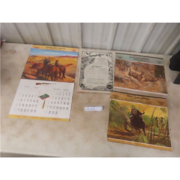 2 Gimli History and Gorkos Hardware Calendars From the 1970s, Plus 1965 Wall Calendar