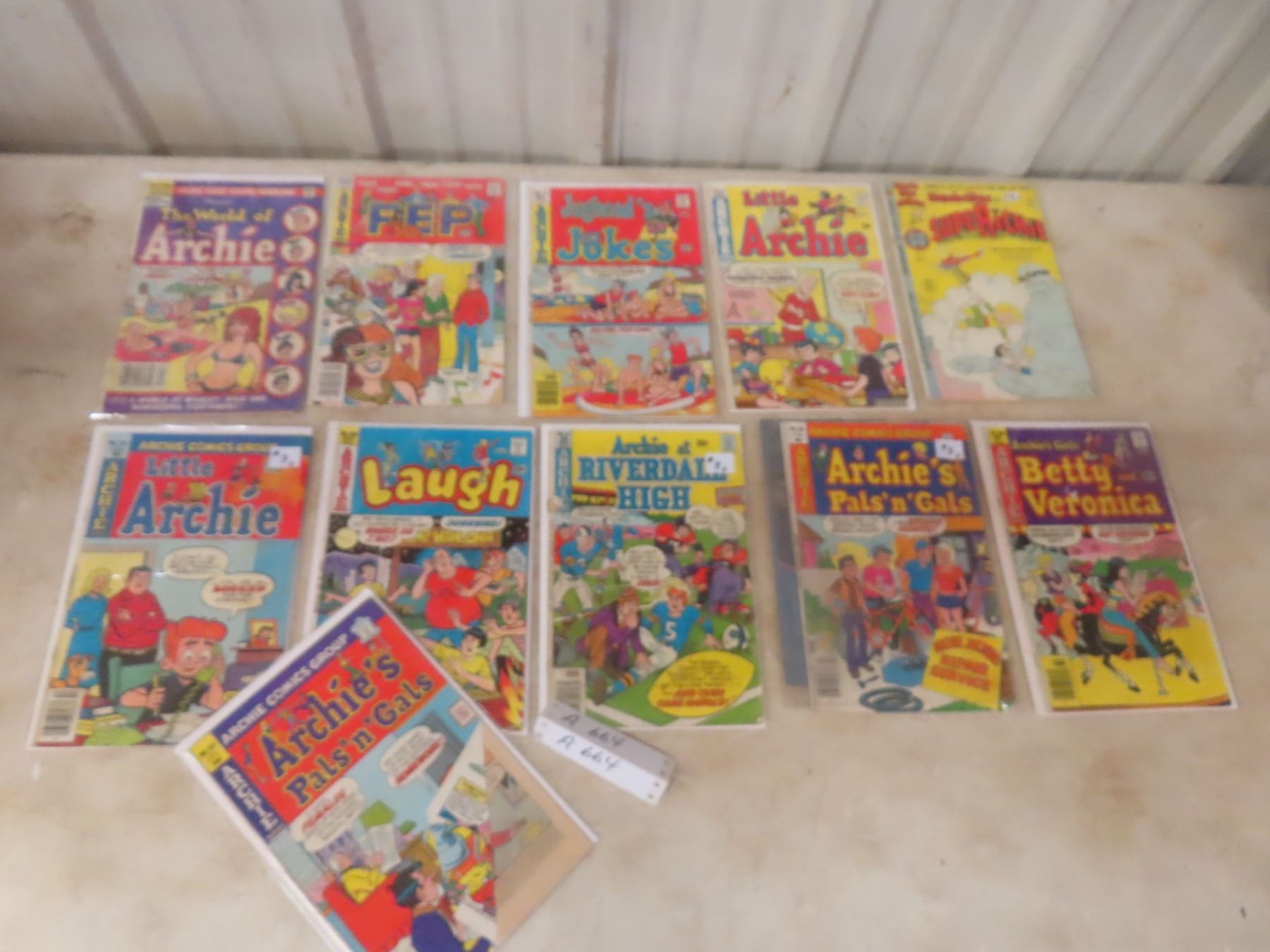 Eleven Archie Comics, Priced 25Β’ to 60Β’