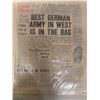 Image 7 : World War II Front Page Newspapers, 1944–1945, Daily Mirror, Daily Record, Daily Mail, Daily Herald,