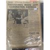 Image 3 : Vintage Front Pages Including 1953 Coronation of Queen Elizabeth II and More