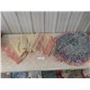 Image 1 : All-Wool Blanket and Braided Rug, 50" x 33"