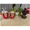 Image 3 : Collection of Salt and Pepper Shakers, Gene Chevenger Decorative Book, and More