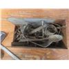 Image 12 : Assorted Fasteners: Screws, Nails, Vintage Drawer Pulls, Two Steel Boxes, and More