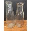 Image 10 : Two Vintage Wire Milk Bottle Carriers and Four Creamer Bottles