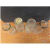 Image 7 : Two Vintage Wire Milk Bottle Carriers and Four Creamer Bottles