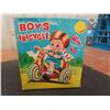 Image 14 : Mechanical Boys Tricycle With Original Box 1/64 Scale Die-Cast Trike and Metal Double-Decker Bus