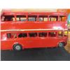 Image 6 : Mechanical Boys Tricycle With Original Box 1/64 Scale Die-Cast Trike and Metal Double-Decker Bus