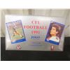 Image 2 : 220 1991 CFL Football Cards, Factory Sealed
