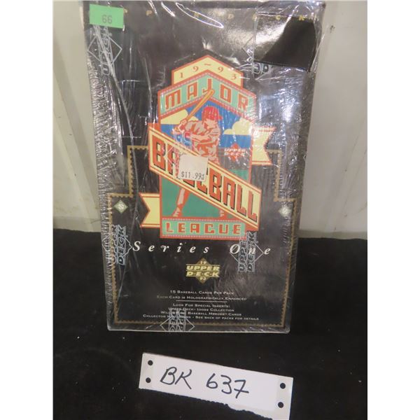 1993 Upper Deck Series 1 Baseball Cards, Factory Sealed