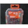 Image 2 : New Milwaukee Red Helix Cobalt Auger Drill Bits, 15-Piece Set