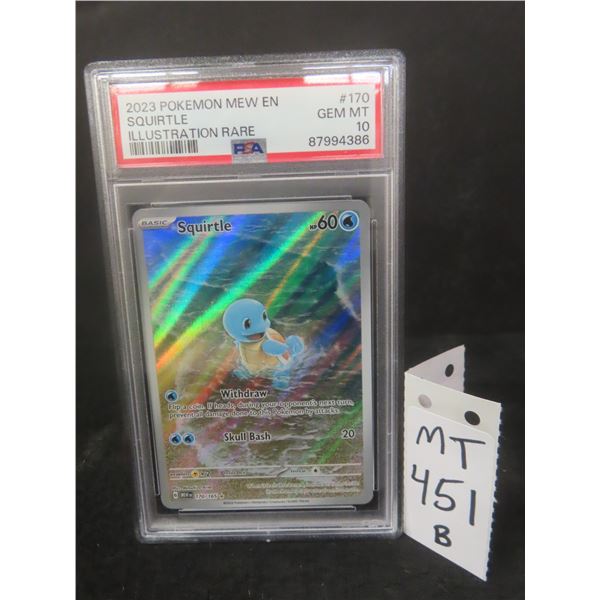 Grade 10 2023 Pokémon Mew EN Squirtle