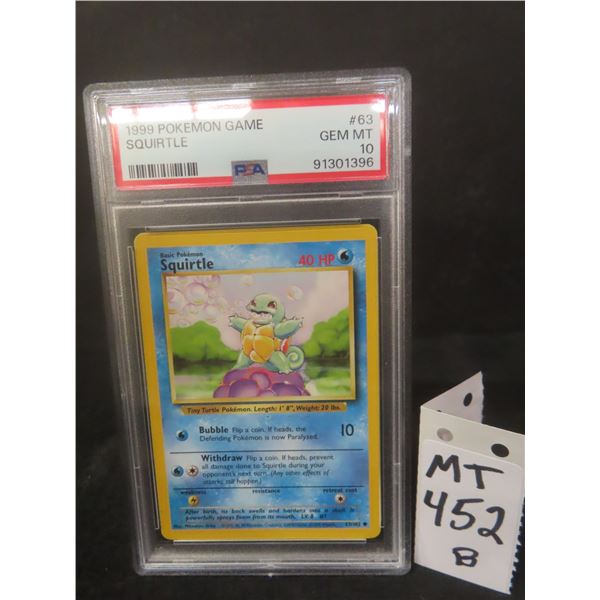 Grade 10 1999 Pokémon Game Squirtle