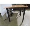 Image 8 : Coffee Table and Two End Tables with Black Metal Frames 16"x48"x24" + 20"x24"x22"