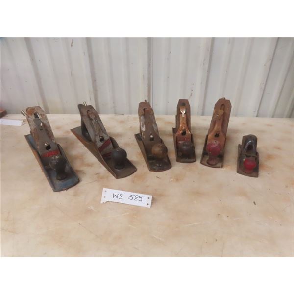 Six Vintage Hand Planes