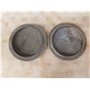 Image 2 : Two Vintage Dog Dish Style Hubcaps