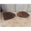 Image 3 : Vintage Irons with Rest and Electric Iron